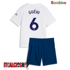 Manchester City Marc Guehi #6 Terza Maglia Bambino 2026-27 Manica Corta (+ Pantaloni corti)